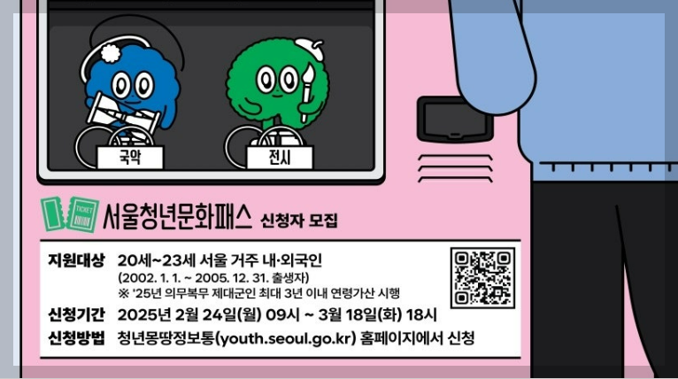서울청년문화패스 신청 방법 
