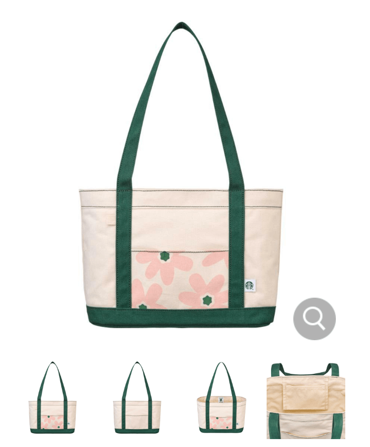 땡스 플라워 토트백