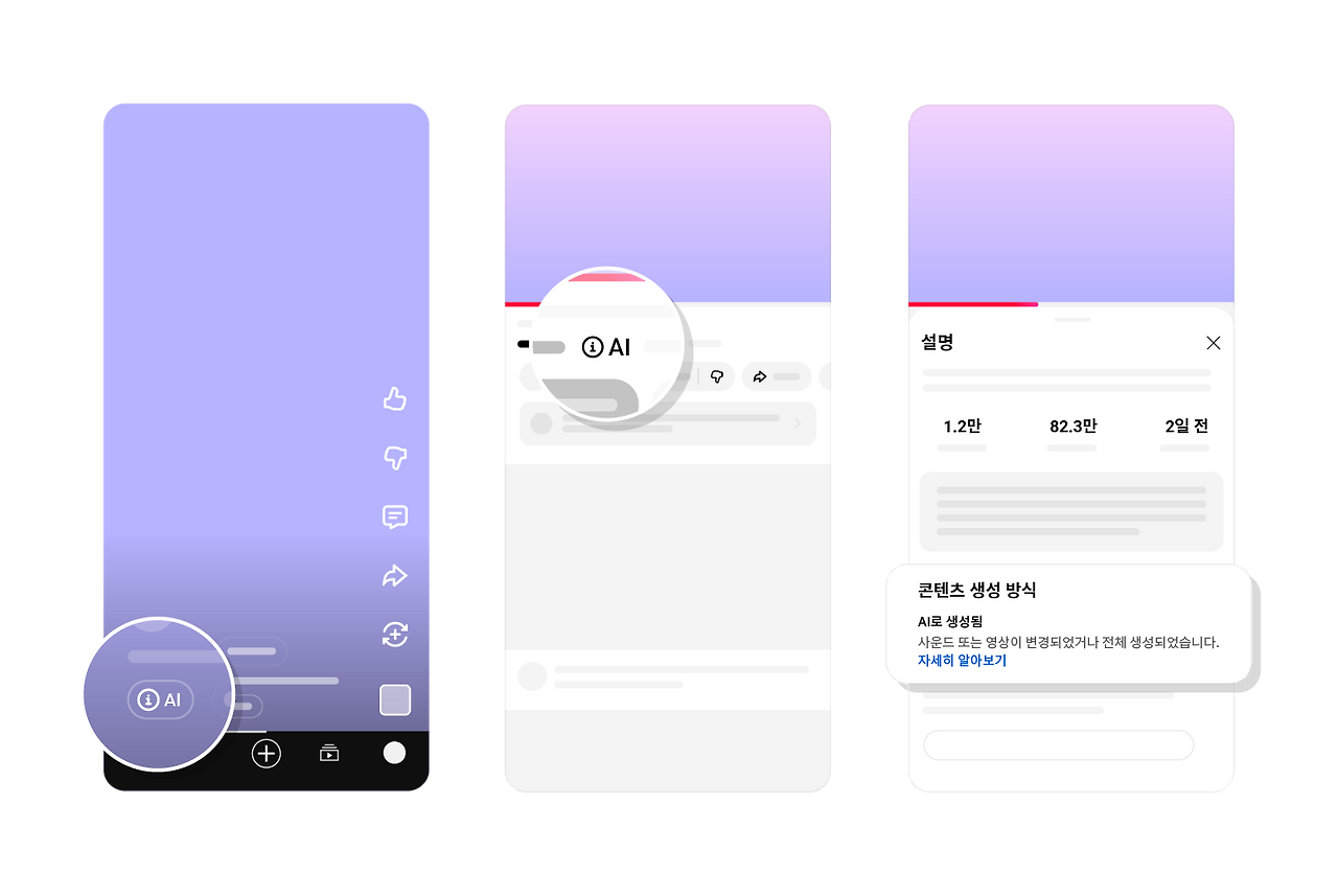 유튜브 콘텐츠 AI 표시 정책