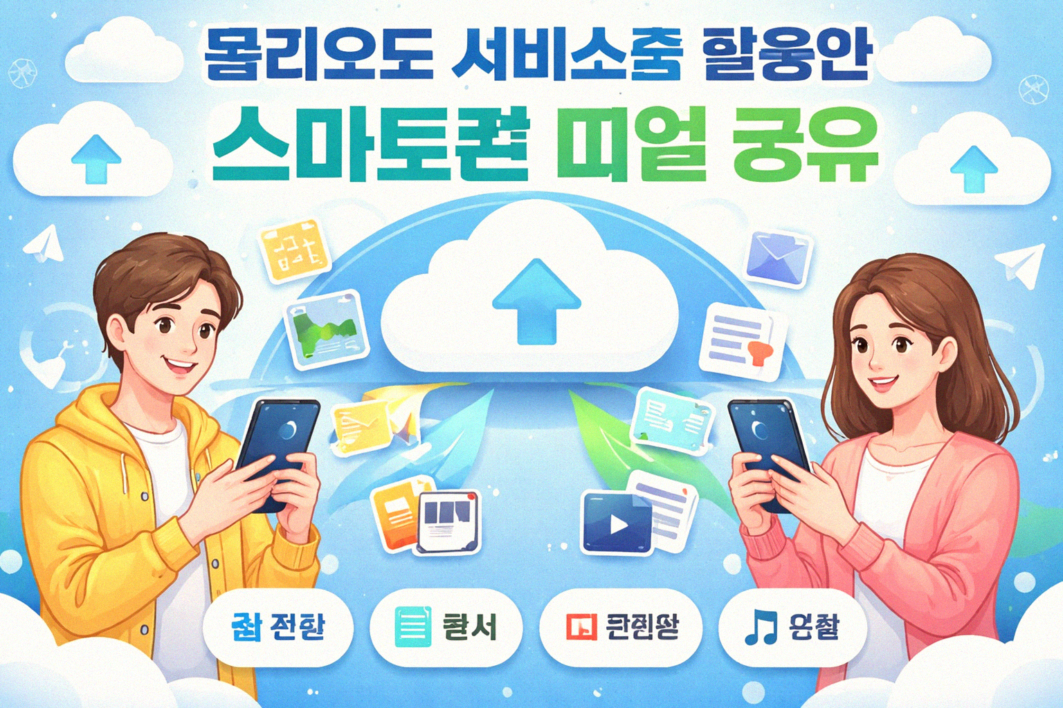 스마트폰으로 문서 파일 보내기, 이것만 알면 끝