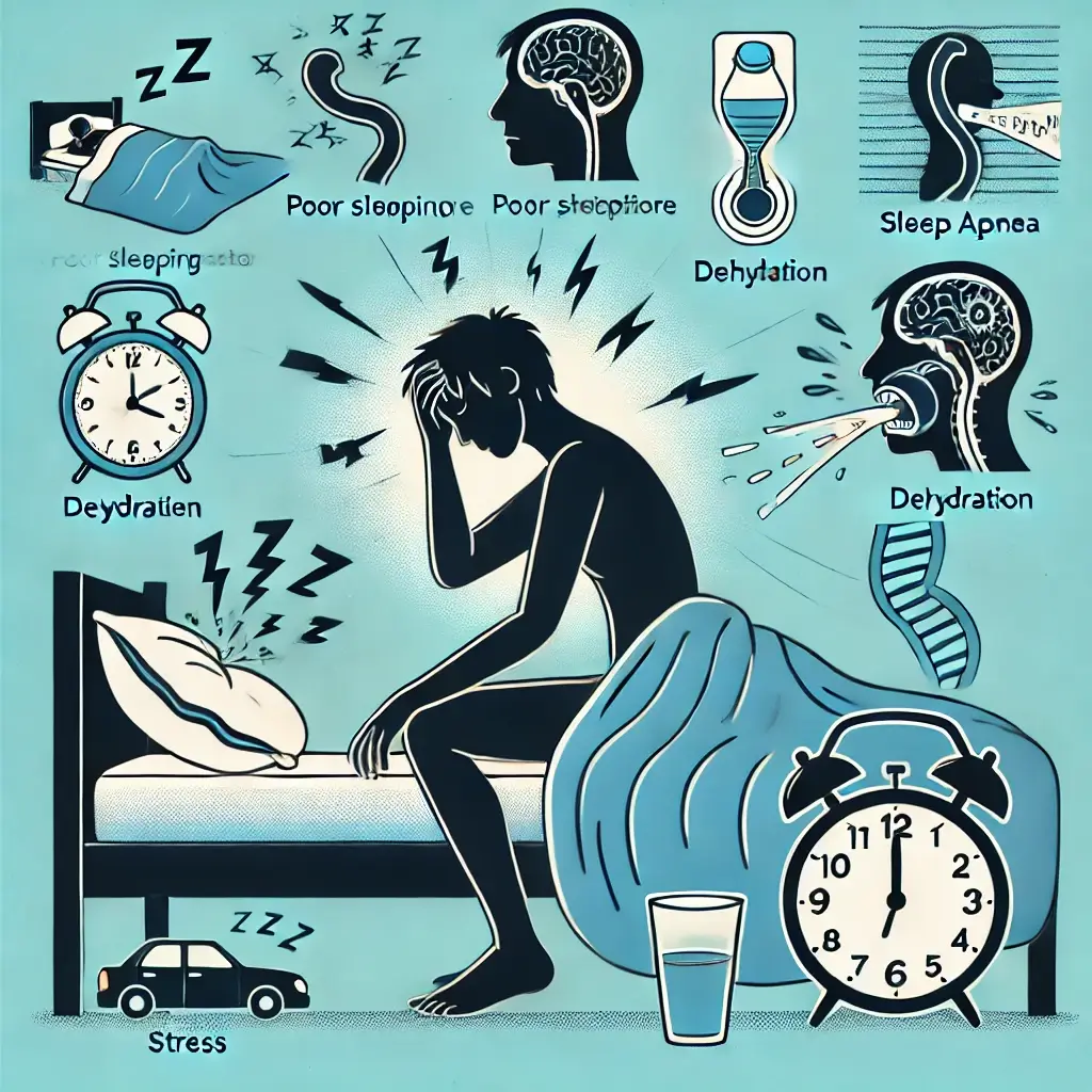 자고 일어나면 두통이 생기는 이유