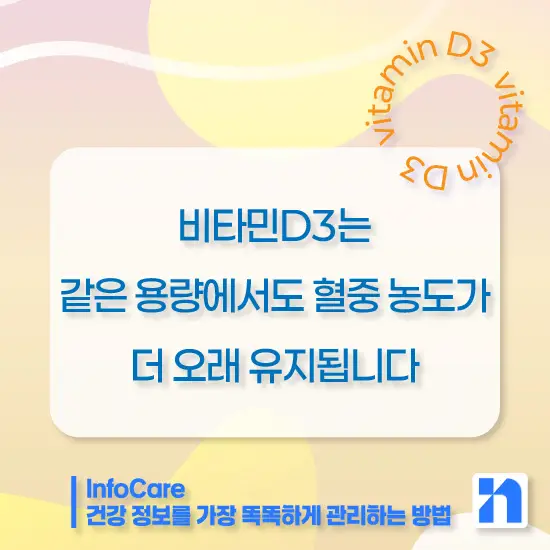 비타민D3 효능 복용방법