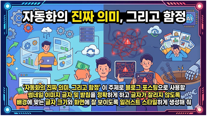 자동화의 진짜 의미, 그리고 함정