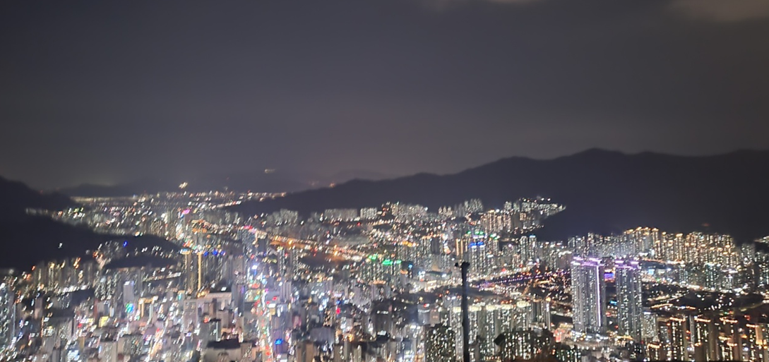 봉수대 야경