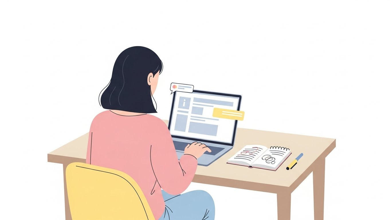 재택부업 알바 정보를 찾아보는 장면, 시작 전 기본 구조를 이해하는 것이 중요합니다.