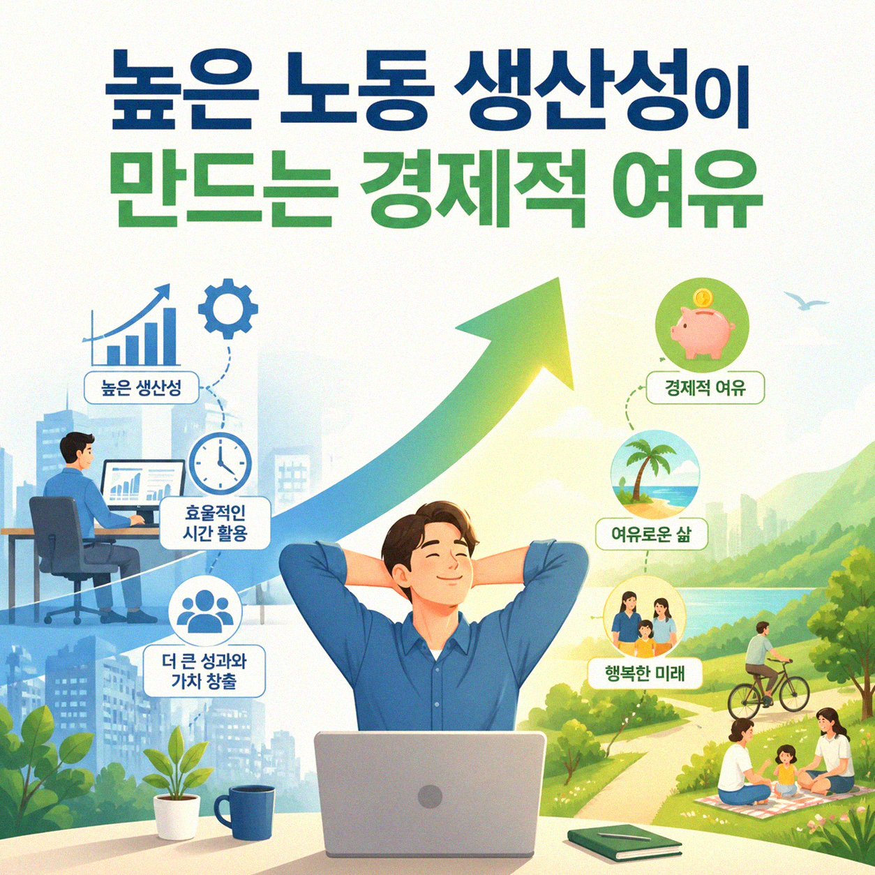 노동 생산성 높은 나라와 낮은 나라, 경제는 얼마나 다를까
