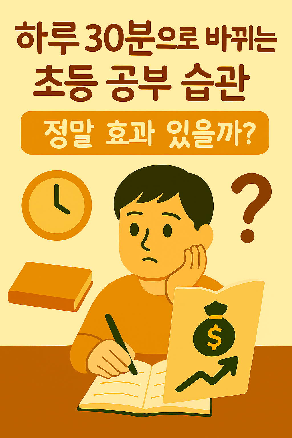 하루 30분으로 바뀌는 초등 공부 습관, 정말 효과 있을까?