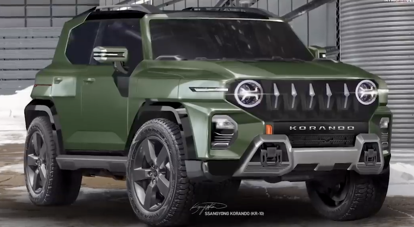 쌍용 KR10 디자인 예상도