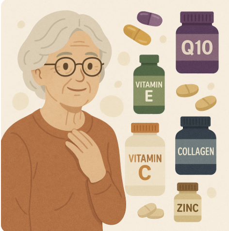 노화방지에 좋은 영양제 TOP 5 &ndash; 지금부터 챙겨야 할 성분은? 관련 사진