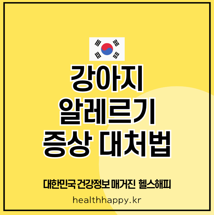 강아지 알레르기