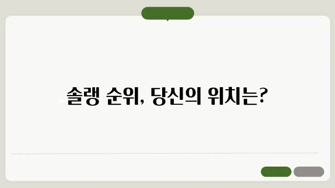 치지직 갤러리 솔랭 순위 확인