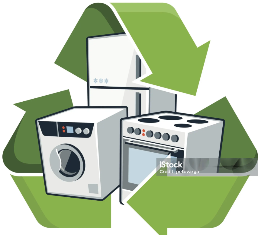 대형 가전 폐기물 재활용 사진