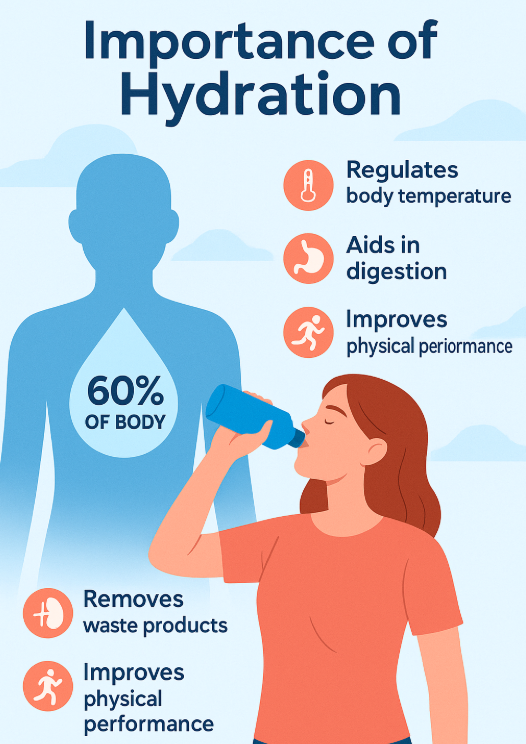 수분섭취의 중요성 관련 사진