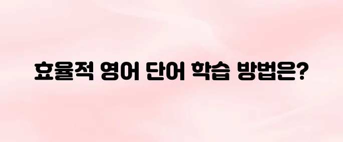 똑똑보카 앱 다운로드｜영어 단어 암기 최적화 앱 (2025 최신)