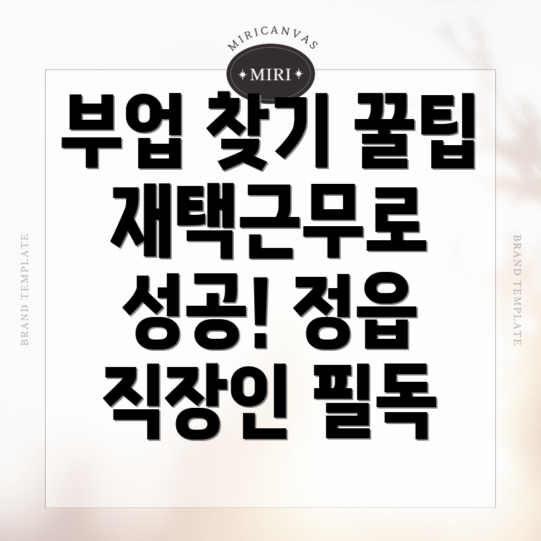 정읍시 직장인 부업