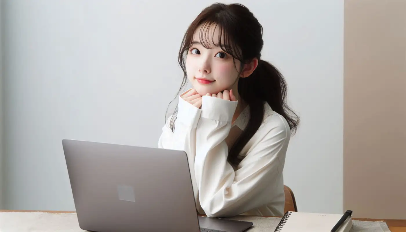 파이코인-kyc인증-오류-해결방법을-알아보는-여성의-모습