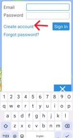 PetrolSpy 앱에서 회원가입을 할 수 있는 페이지