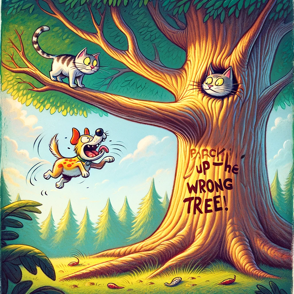 Barking up the wrong tree