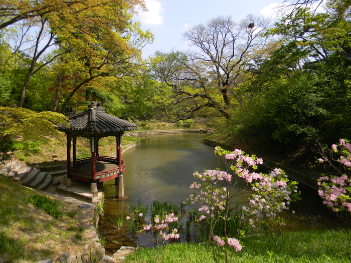 창덕궁 후원 관람지와 관람정