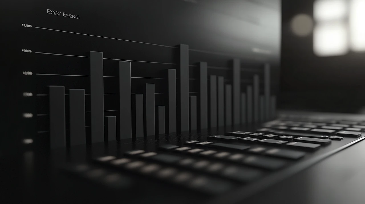 연준 금리 발표 후 글로벌 ETF 성과를 비교하는 그래프, 금융 시장 분석, ETF 투자 전략 시각화, 명확한 분석