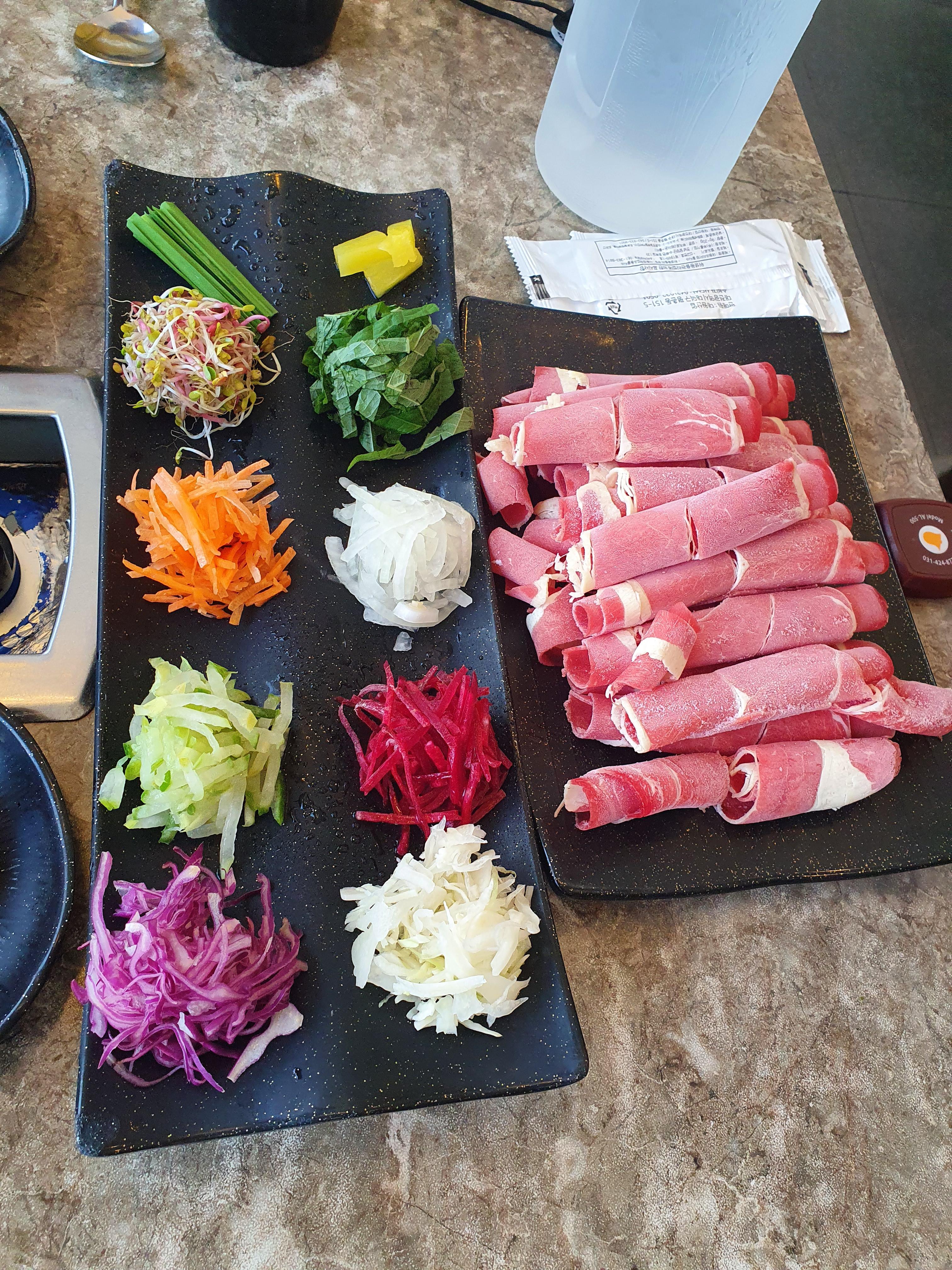 대정동 샤브 쌈주머니 소고샤브샤브 점심특선 2인