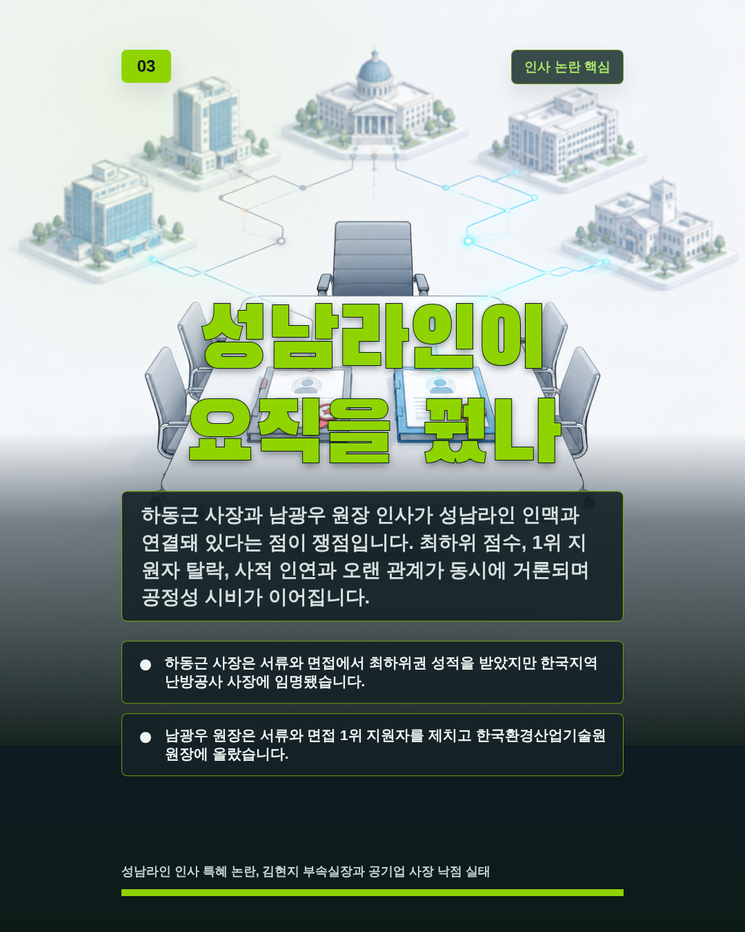 성남라인이 요직을 꿨나
