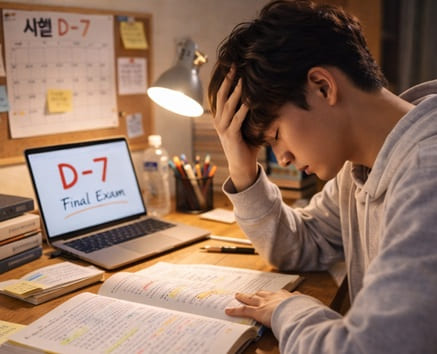 시험 일주일 전 컴싸 길들이기 및 수험표 준비