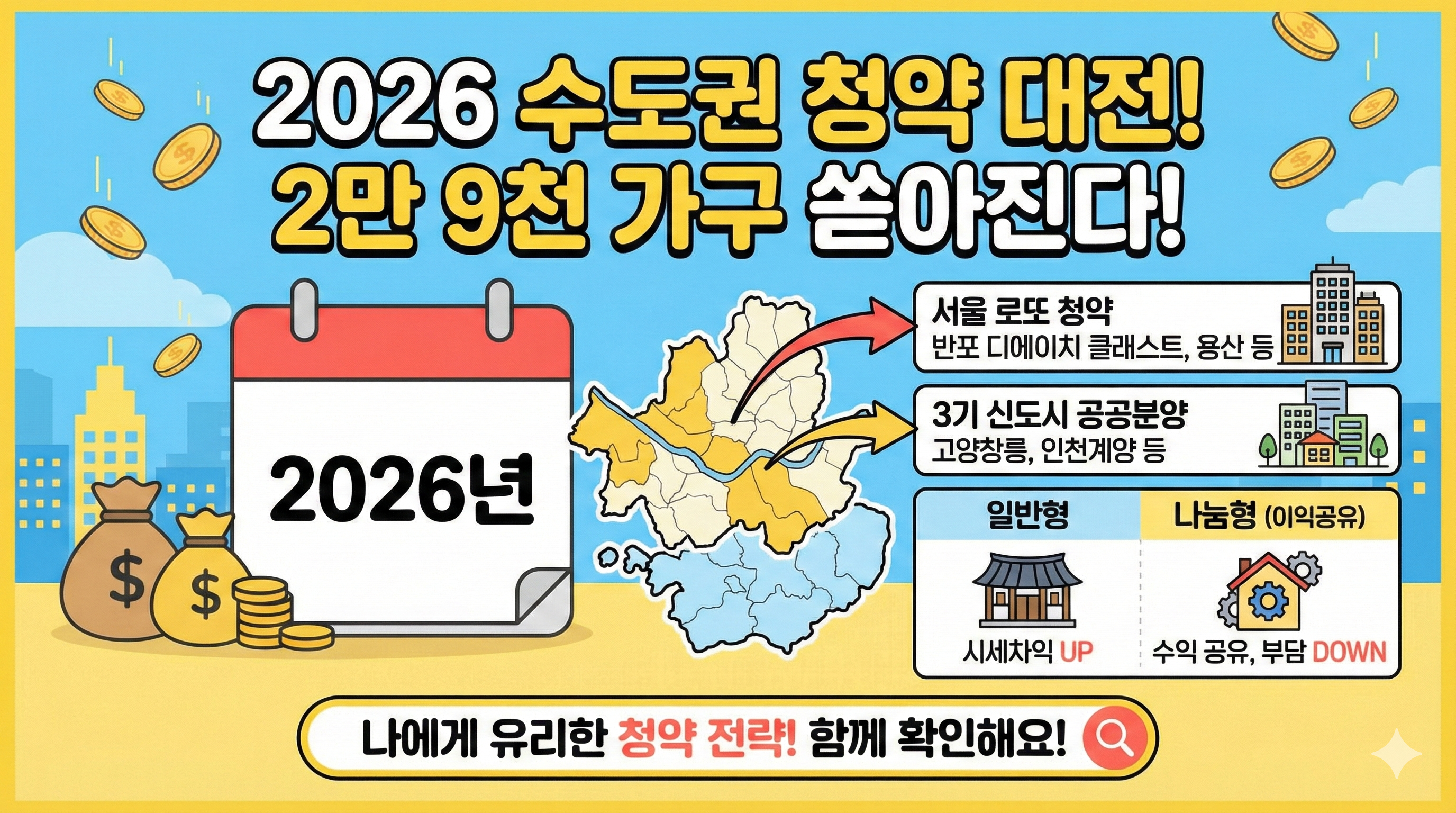 2026 수도권 청약 2만 9천가구