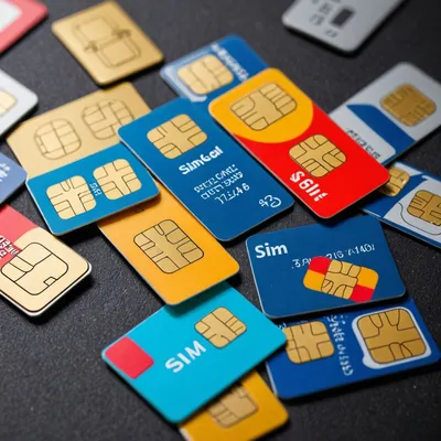 여러가지의 종류에 유심칩 이미지 1