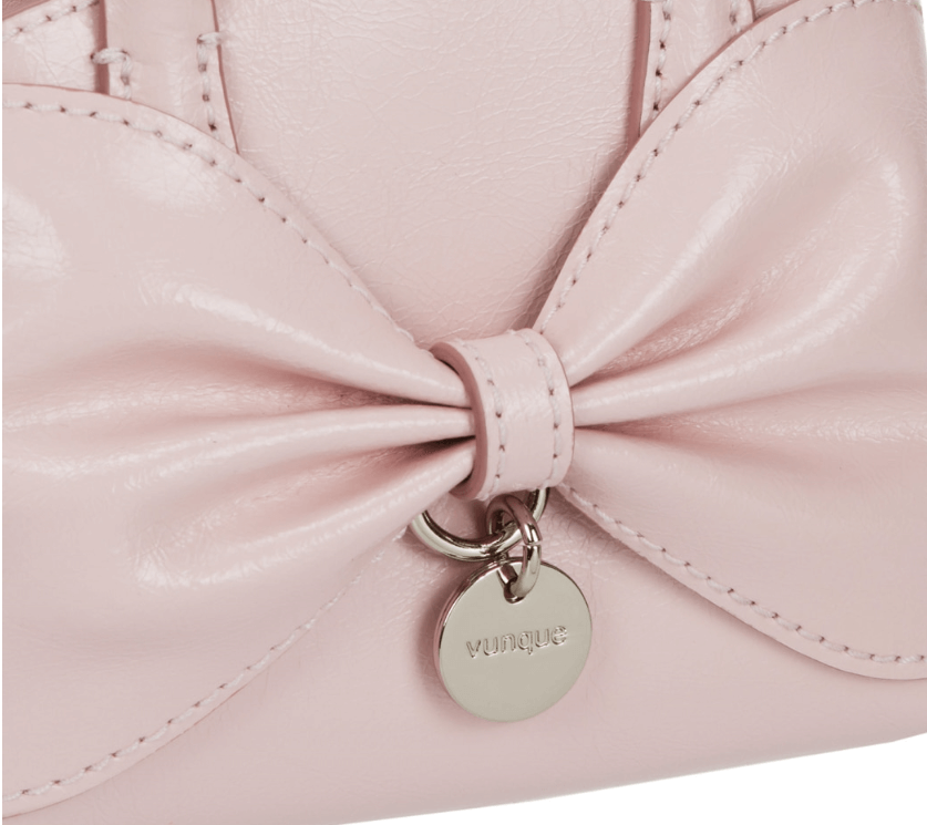 분크-핑크색-리본-가방