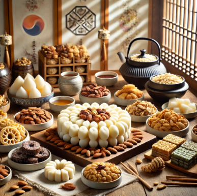 건강한 간식, 한국 전통 먹거리 관련 사진