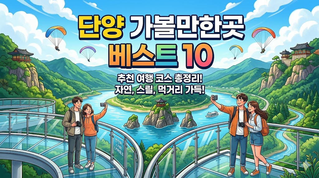단양 가볼만한곳 베스트10