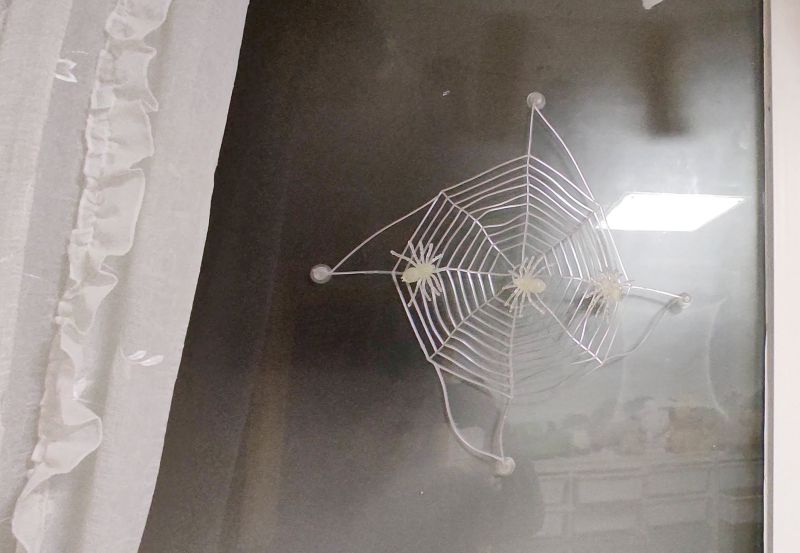 흡착판이 달린 야광 거미줄