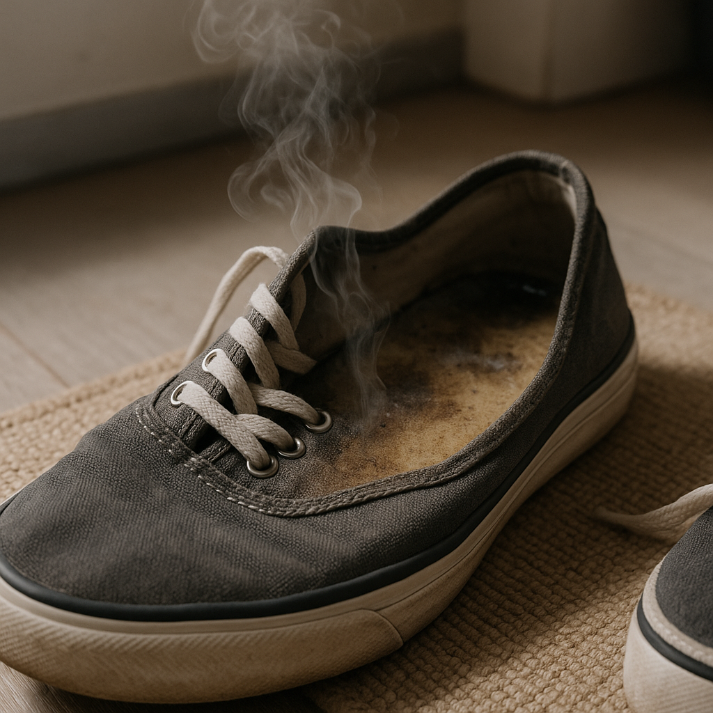 신발 냄새의 원인