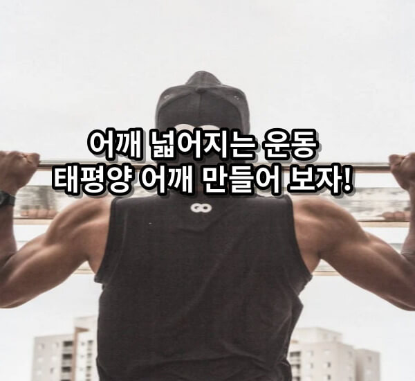 어깨 넓어지는 운동 3가지