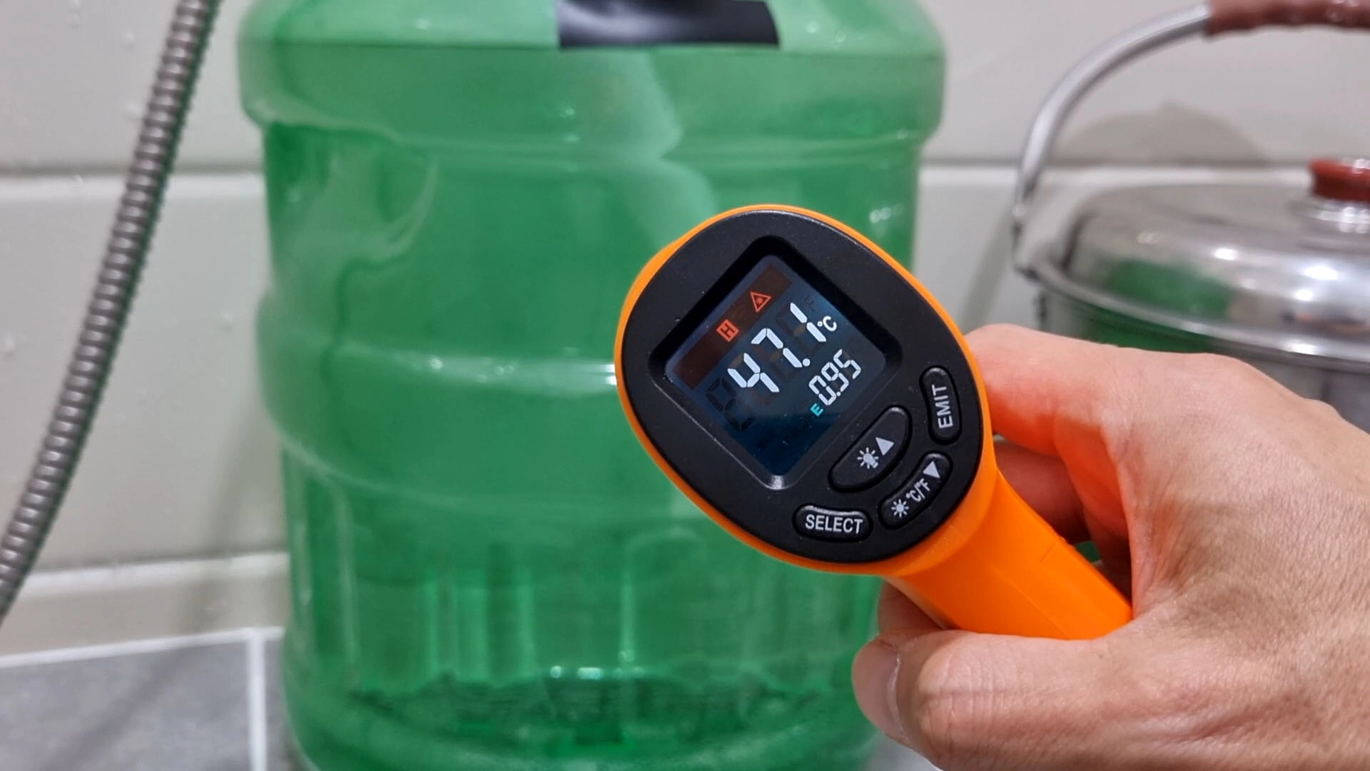 보일러 고온 온수 온도