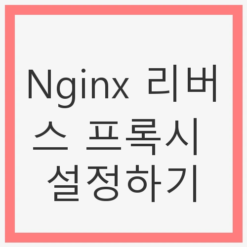 Nginx 리버스 프록시 설정