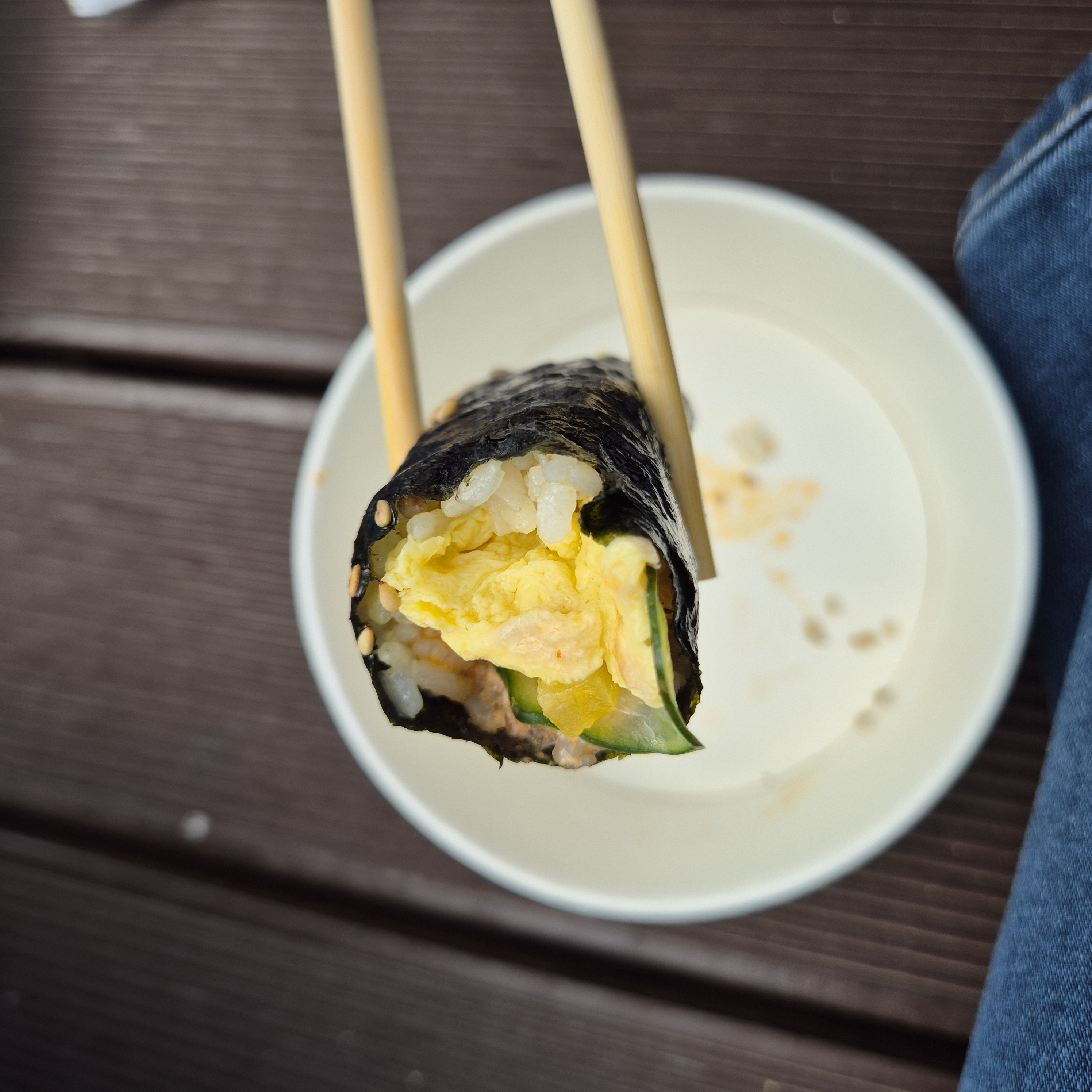 명란오믈렛 김밥