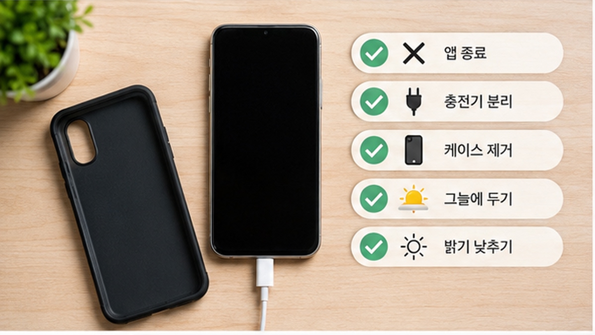 기본조치를 설명해주는 이미지.