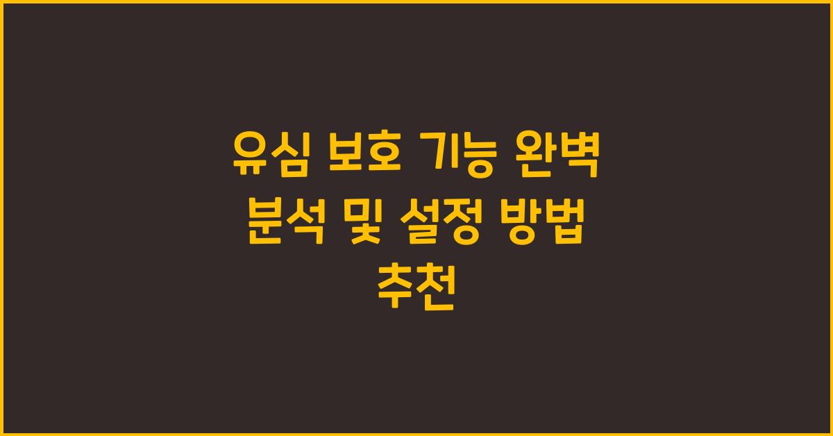 유심 보호 기능