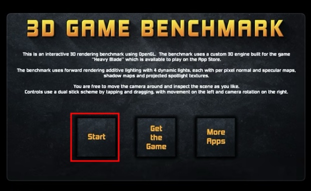3D Game Benchmark