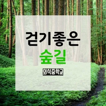 걷기좋은 숲길 50 서울 전남 경북_2
