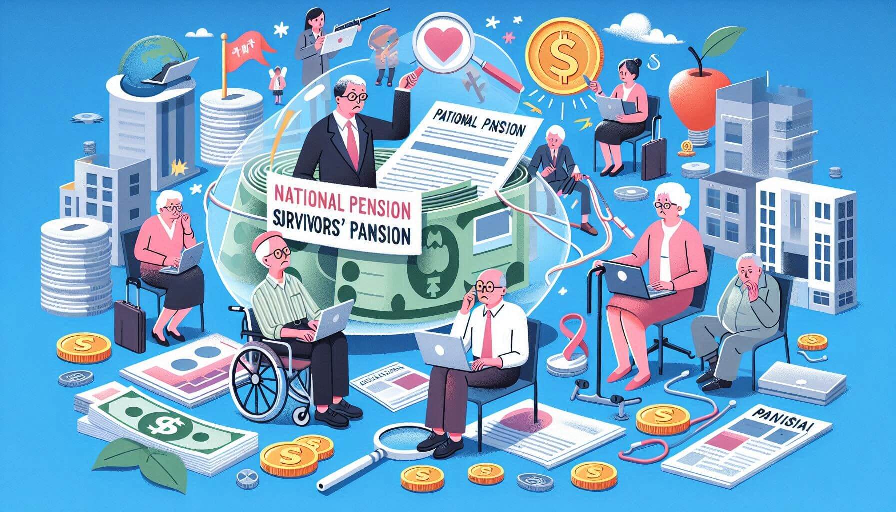 국민연금 유족연금 수령조건 수령액 신청서류 지급기간 수령기간 신청 방법