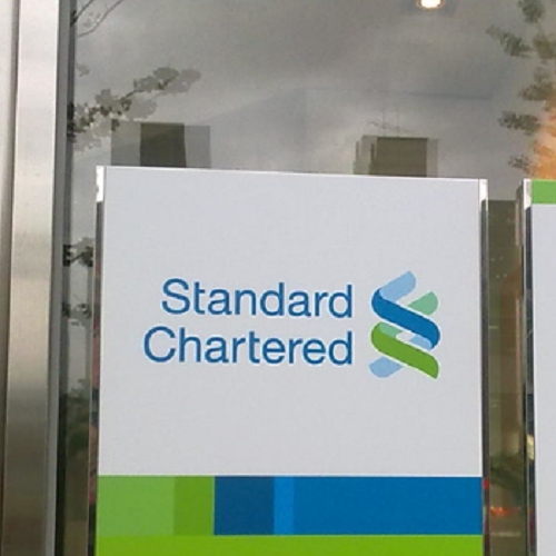 sc은행 출입구 안내판