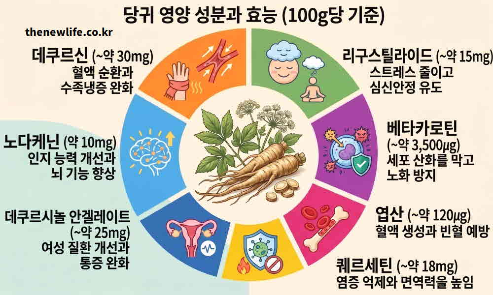당귀잎 효능 영양성분