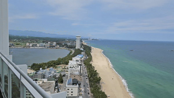 스위트룸 테라스에서 바라본 뷰