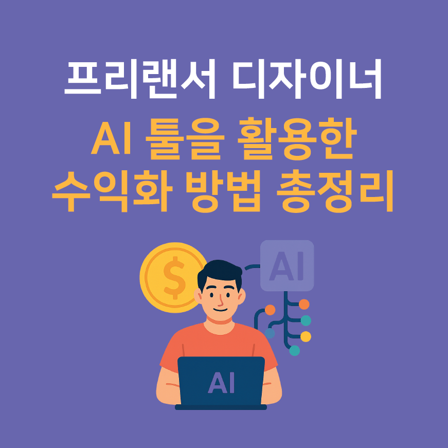 프리랜서 디자이너, AI 툴을 활용한 수익화 방법 총정리