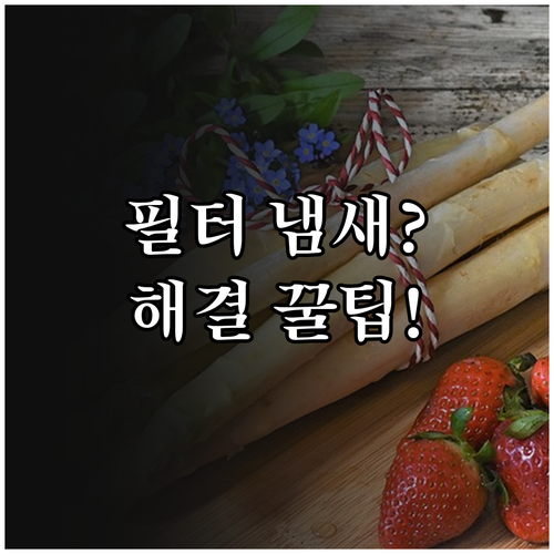 실내 공기 관리 공기청정기 냄새 해결..