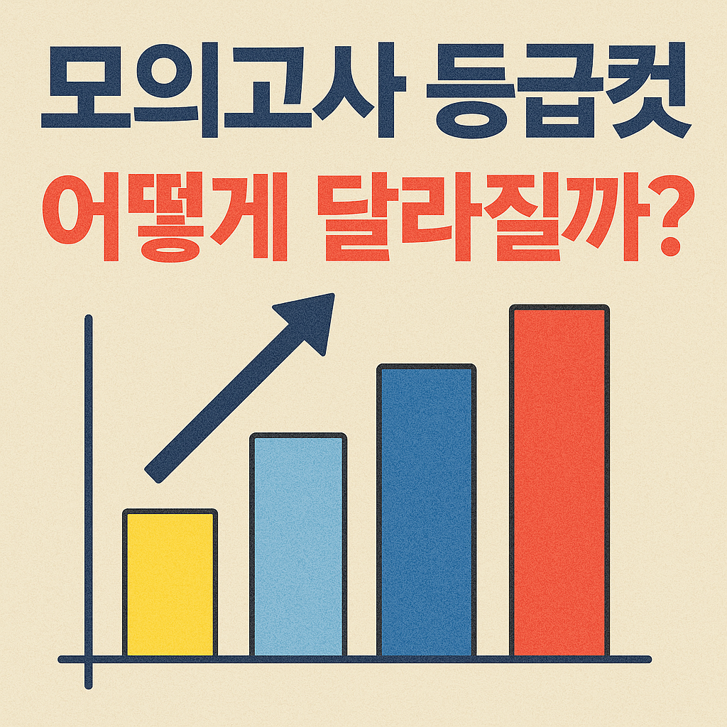 2025 고1 3월 모의고사 등급컷 총정리! 작년과 비교했을 때는?