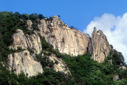 용화산 등산코스 지도